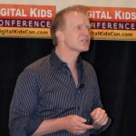 Bart Decrem, Senior Vice President and Digital Manager for Disney Mobile during his keynote at Digital Kids Conference 2012.